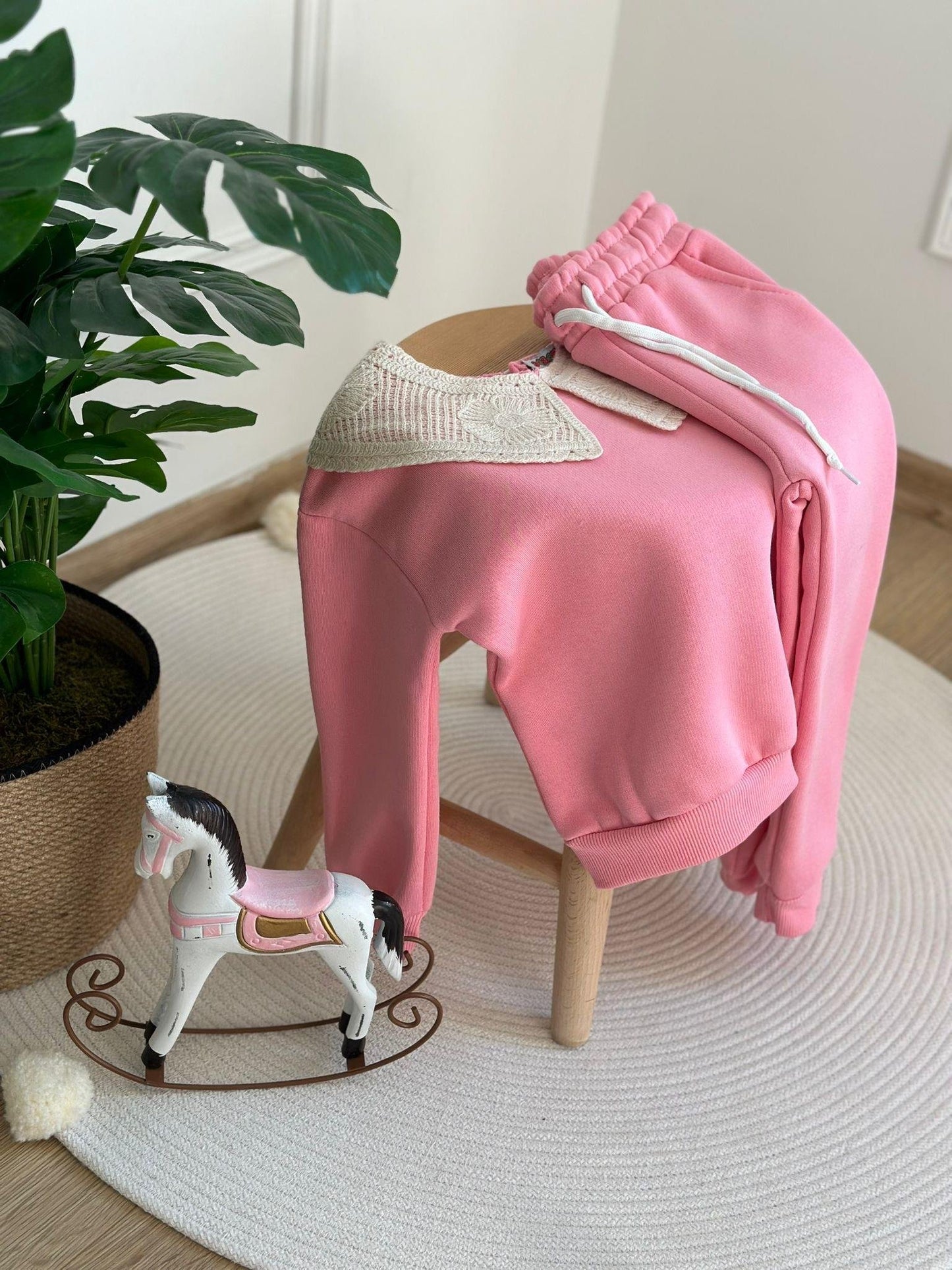 Lace Detailed Tracksuit Set