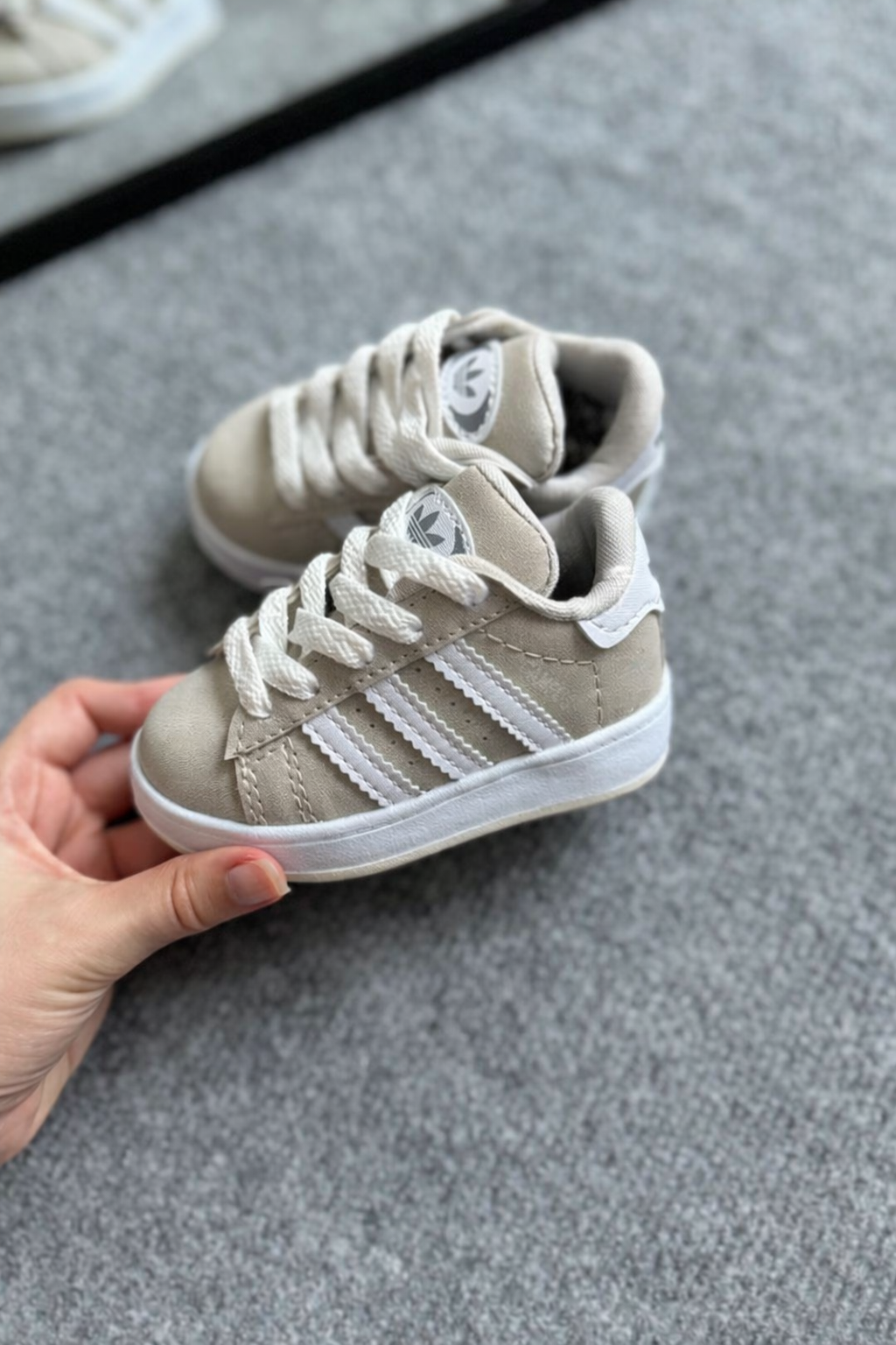 Beige Kids’ Sneakers