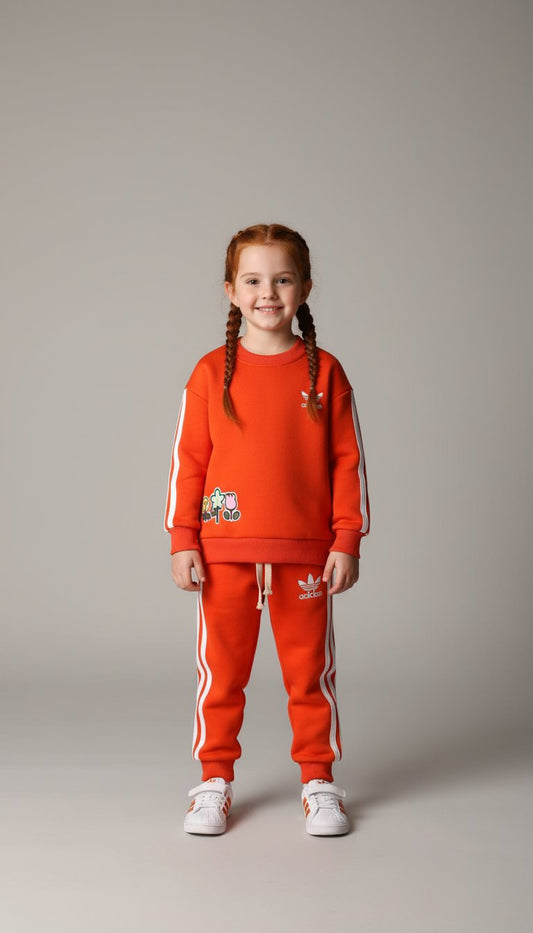 Hello Kitty Logo Printed Sports Tracksuit Set