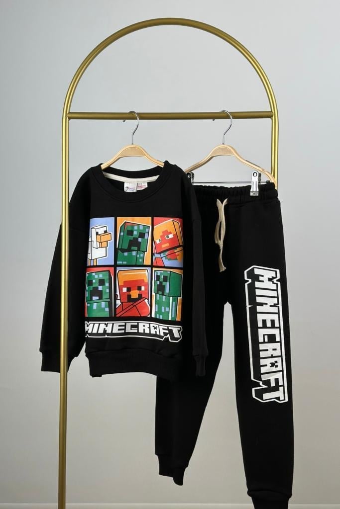 Minecraft Printed Tracksuit Set