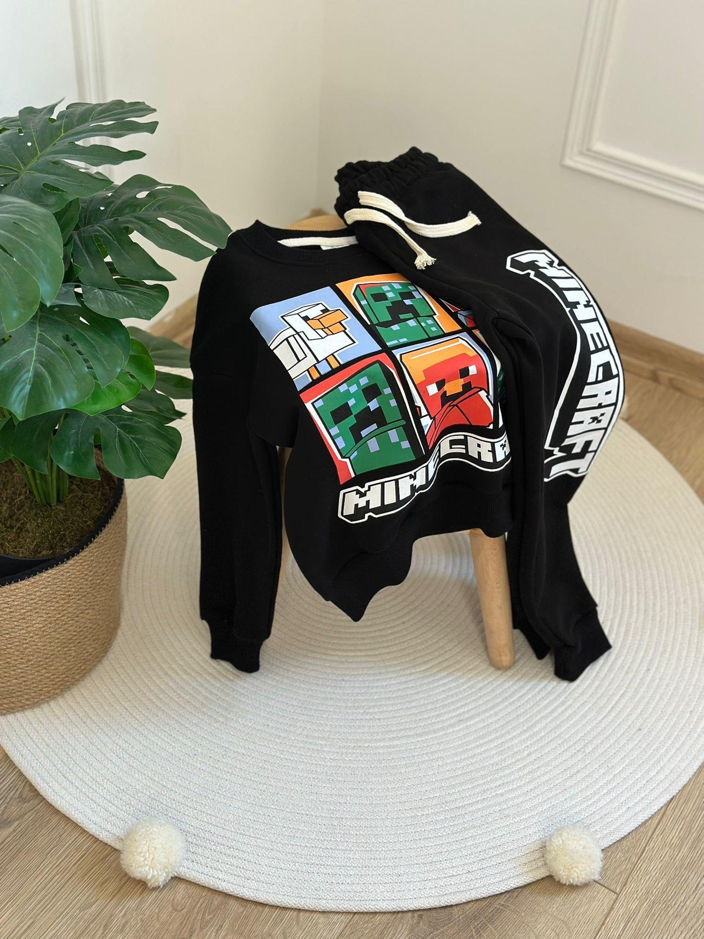 Minecraft Printed Tracksuit Set