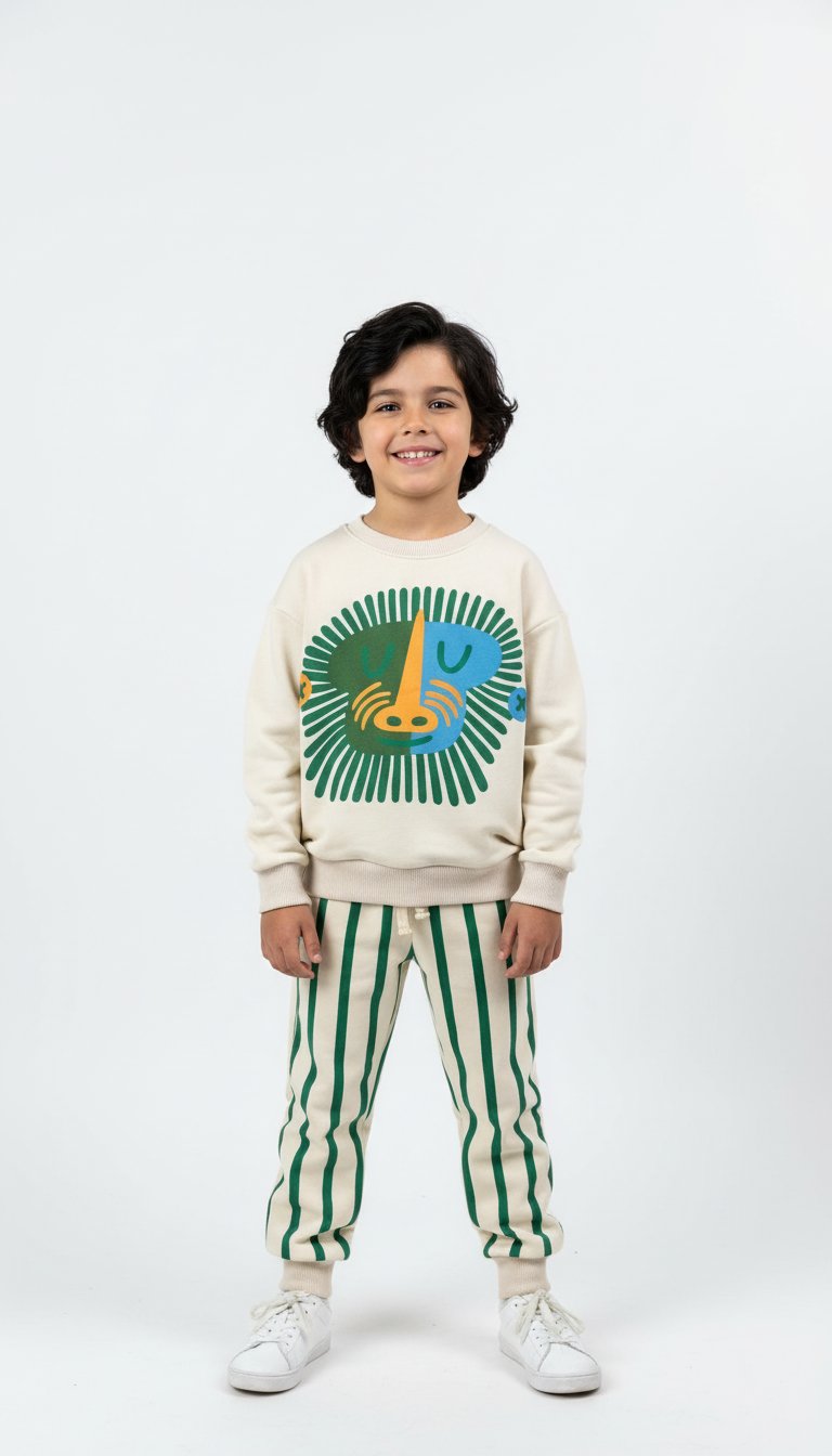 The Monkey Striped Jogging Set