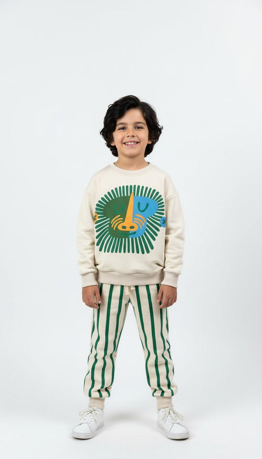 The Monkey Striped Jogging Set